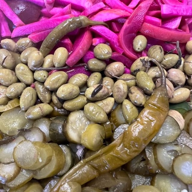 Assorted Pickles.