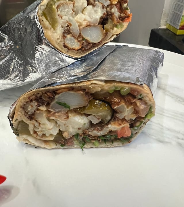 Cauliflower Wrap.