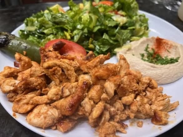Plate Chicken Shawarma.