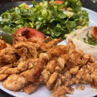 Plate Chicken Shawarma